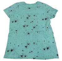 Tyrkysové skvrnité tričko Primark