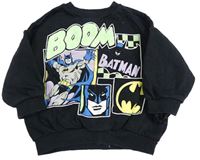 Černá oversize mikina s Batmanem F&F