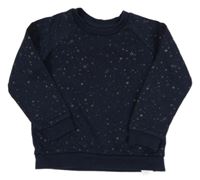 Tmavomodrá mikina s hvězdami Primark