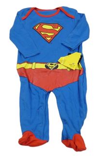 Nové - Modro-červený overal s pláštěm - Superman Dunnes