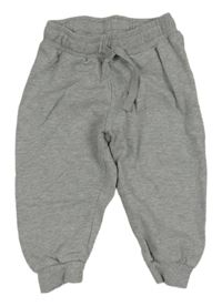 Šedé melírované tepláky H&M