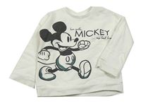 Smetanová mikina s Mickeym George