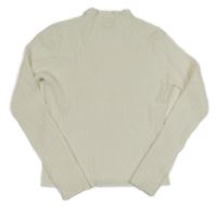 Smetanový žebrovaný crop svetr Primark