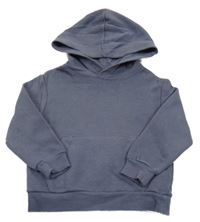 Tmavomodrá mikina s kapucí H&M