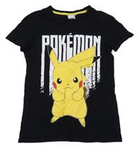 Černé tričko s Pikachu
