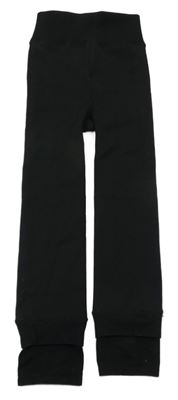 Černé thermo punčochové legíny