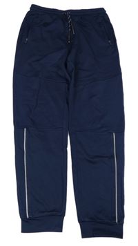 Tmavomodré sportovní tepláky Dunnes Stores