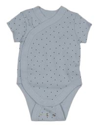 Modré žebrované zavinovací body s hvězdičkami Primark