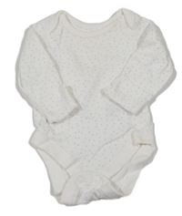 Bílo-modré puntíkaté body M&S