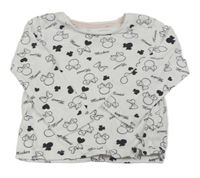 Bílé vzorované triko s Minnie Primark