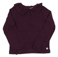 Lilkové triko s límečkem 