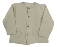 Béžová propínací mikina C&A