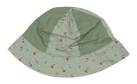 Světlezelený květovaný klobouk Alana