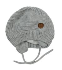 Světlešedá podšitá čepice s nášivkou H&M