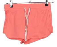 Dámské neonově růžové teplákové kraťasy Topshop 