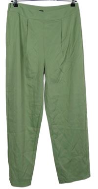 Dámské světlekhaki volné kalhoty Shein 