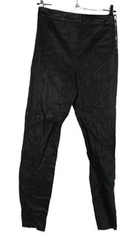 Dámské černé koženkové tregíny River island 