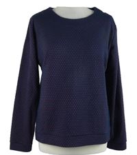 Dámská tmavomodro-červená vzorovaná mikina Multiblu 