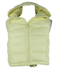 Dámská žlutá šusťáková crop vesta s kapucí Tally Weijl 