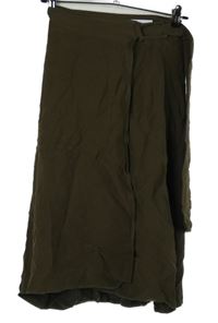 Dámská hnědá midi sukně s páskem MMG 