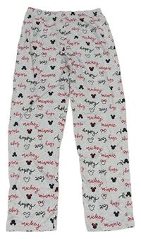 Světlešedé pyžamové kalhoty s Minnie Primark