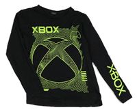 Černé triko s potiskem x-box