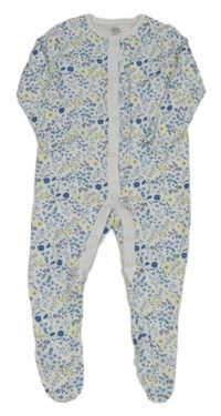 Bílý květinový overal F&F