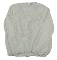 Bílá halenka se srdíčky Yigga