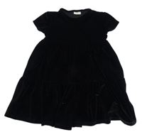 Černé sametové šaty F&F