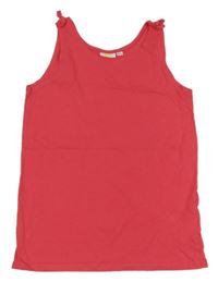 Růžový top s mašličkami na ramenou Kids