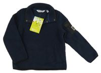 Nové - Tmavomodrá huňatá outdoorová mikina zn. Regatta