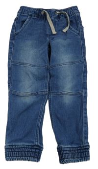 Tmavomodré teplákové rifle Lupilu