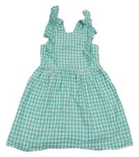 Mátovo-bílé kostkované šaty Primark