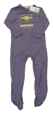 Nové - Fialový overal s Yodou H&M