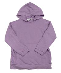 Lila mikina s kapucí H&M