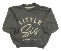 Šedá oversize mikina s nápisem George 