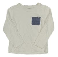 Bílé triko s kapsou Reserved