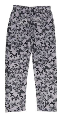 Lila legíny s motýlky Shein 