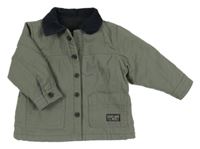 Šedá riflová zateplená bunda Nutmeg