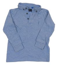 Modré polo triko Next