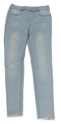 Světlemodré riflové džegíny ošoupaného vzhledu Denim Co.