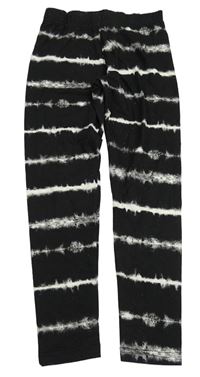 Černo-bílé batikované legíny zn. PRIMARK