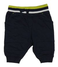 Tmavomodré tepláky s pruhy Topomini