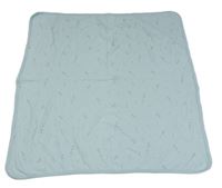 Světllemodrá deka s obrázky Sterling Baby