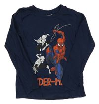 Tmavomodré triko se Spider-many MARVEL