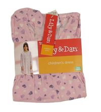 Růžové lehké šaty se srdíčky Lily & Dan