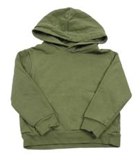 Khaki mikina s kapucí H&M
