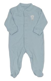 Světlemodrý overal s medvědem St. Bernard