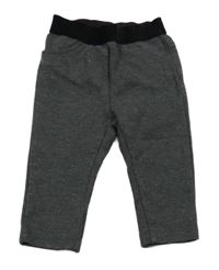 Tmavošedé melírované třpytivé tregíny