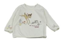 Smetanová mikina s Bambim a Thumperem George